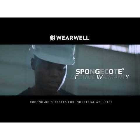 Wearwell Diamond-Plate SpongeCote Mat - Inhomebuy