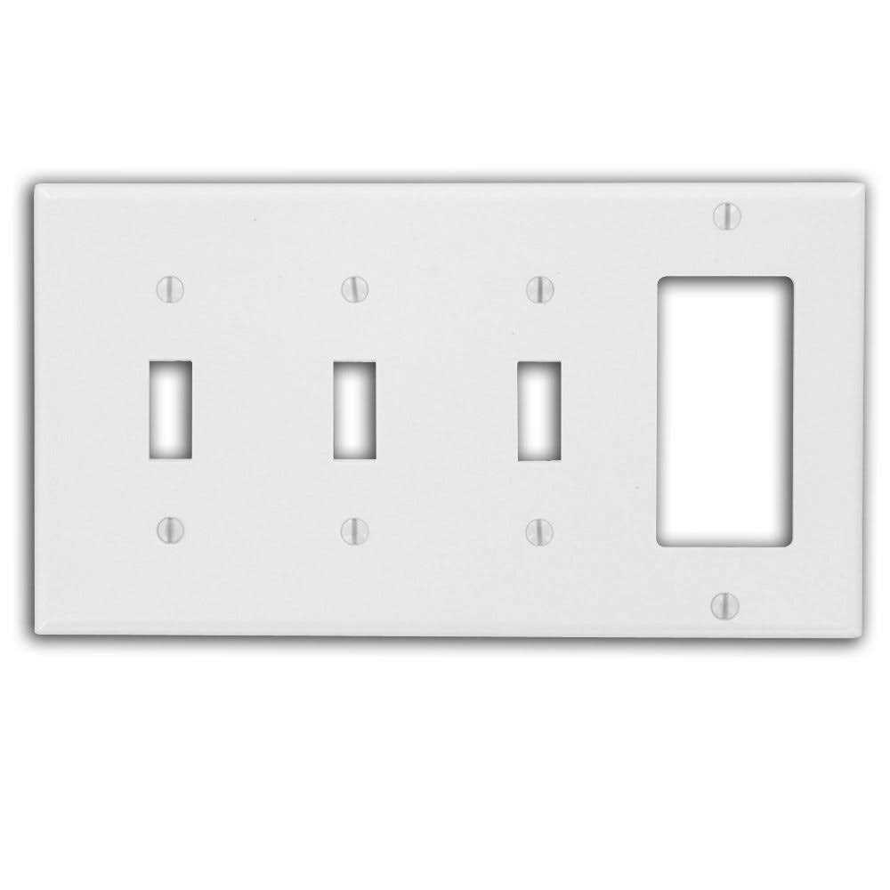 Leviton 13353-N 660 W White Thermoset Slide-On Medium Bi-Pin Standard Fluorescent Lampholder - Inhomebuy