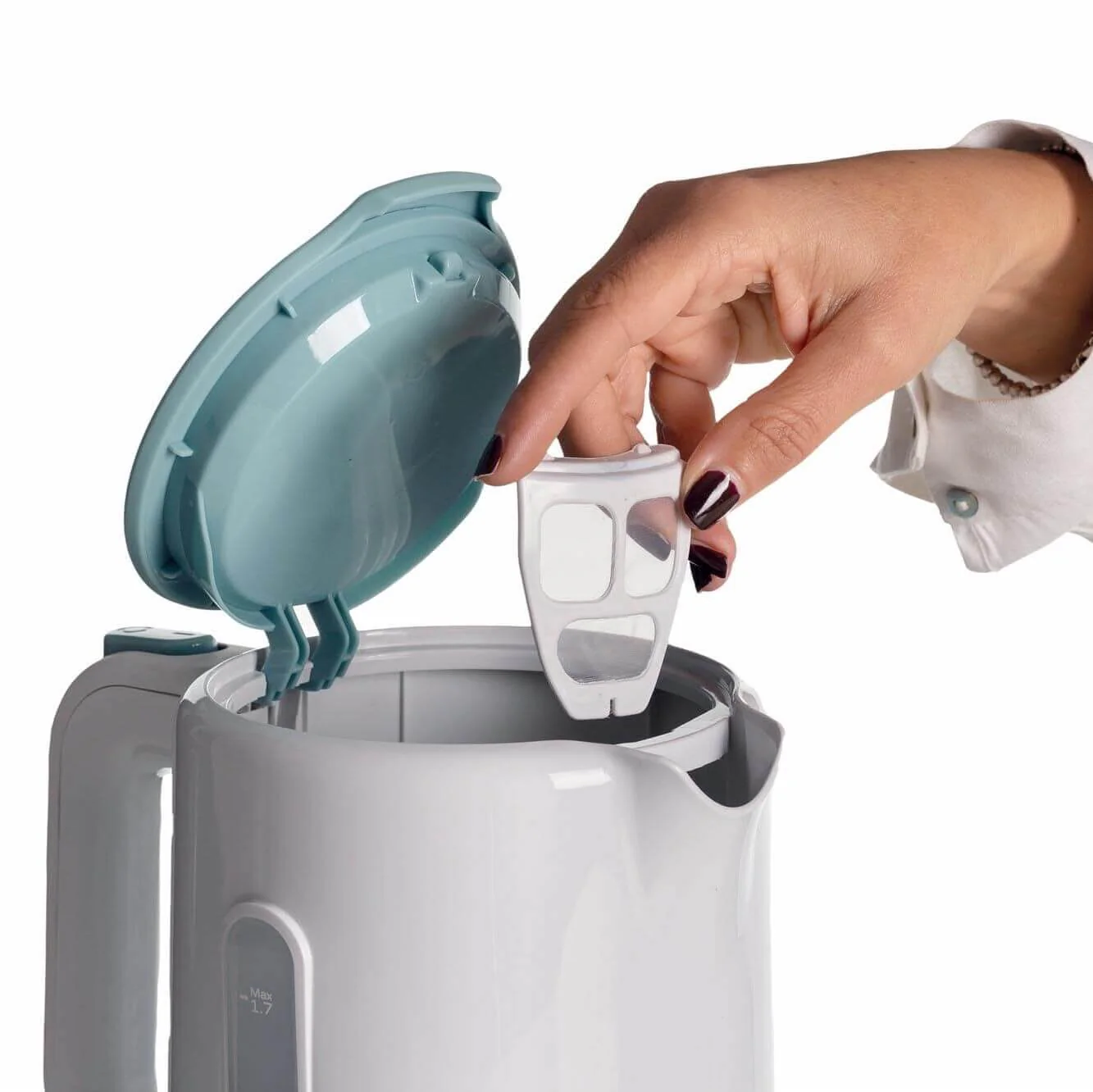 White Breakfast Kettle - Inhomebuy