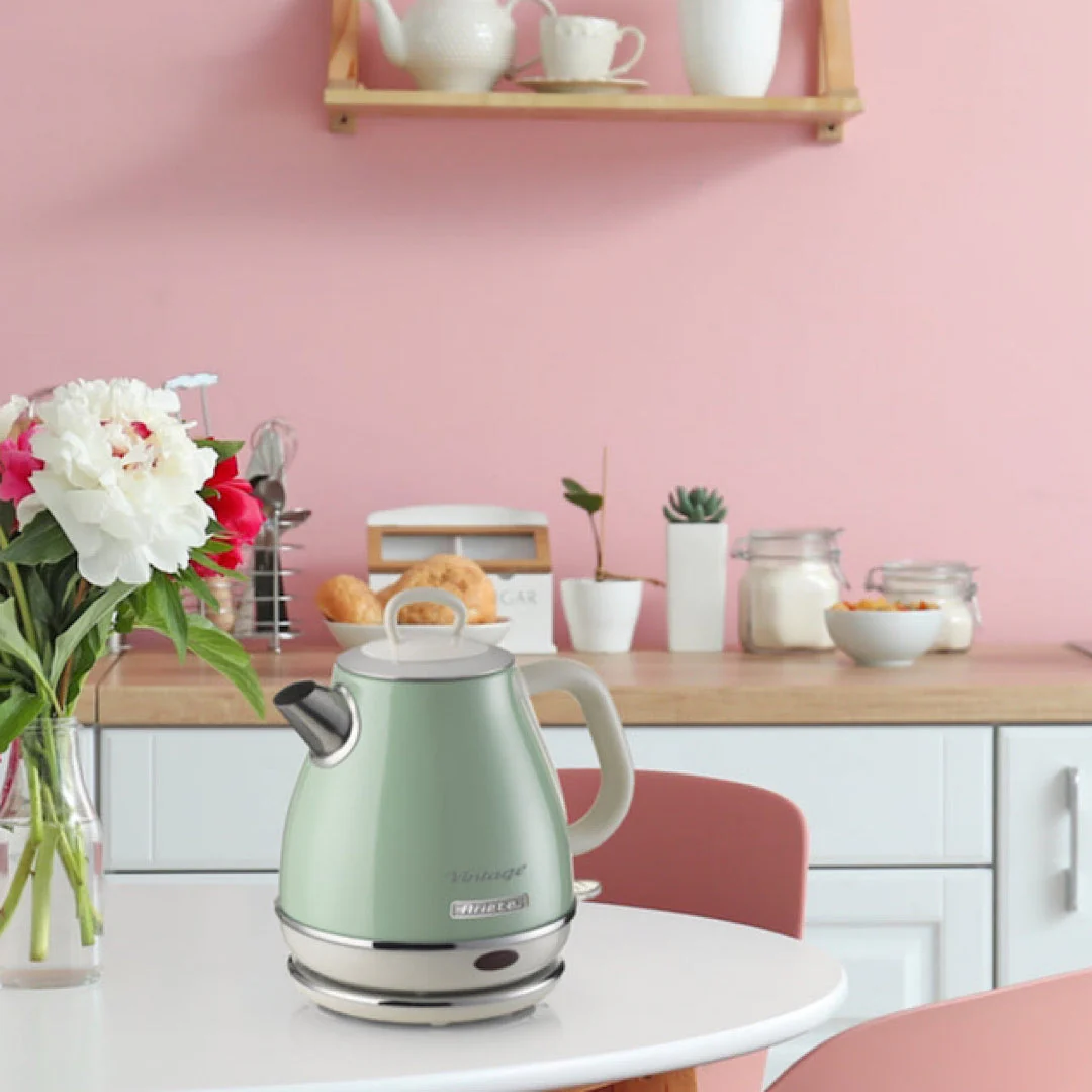 Vintage Kettle 1L Blue 1630W - Inhomebuy