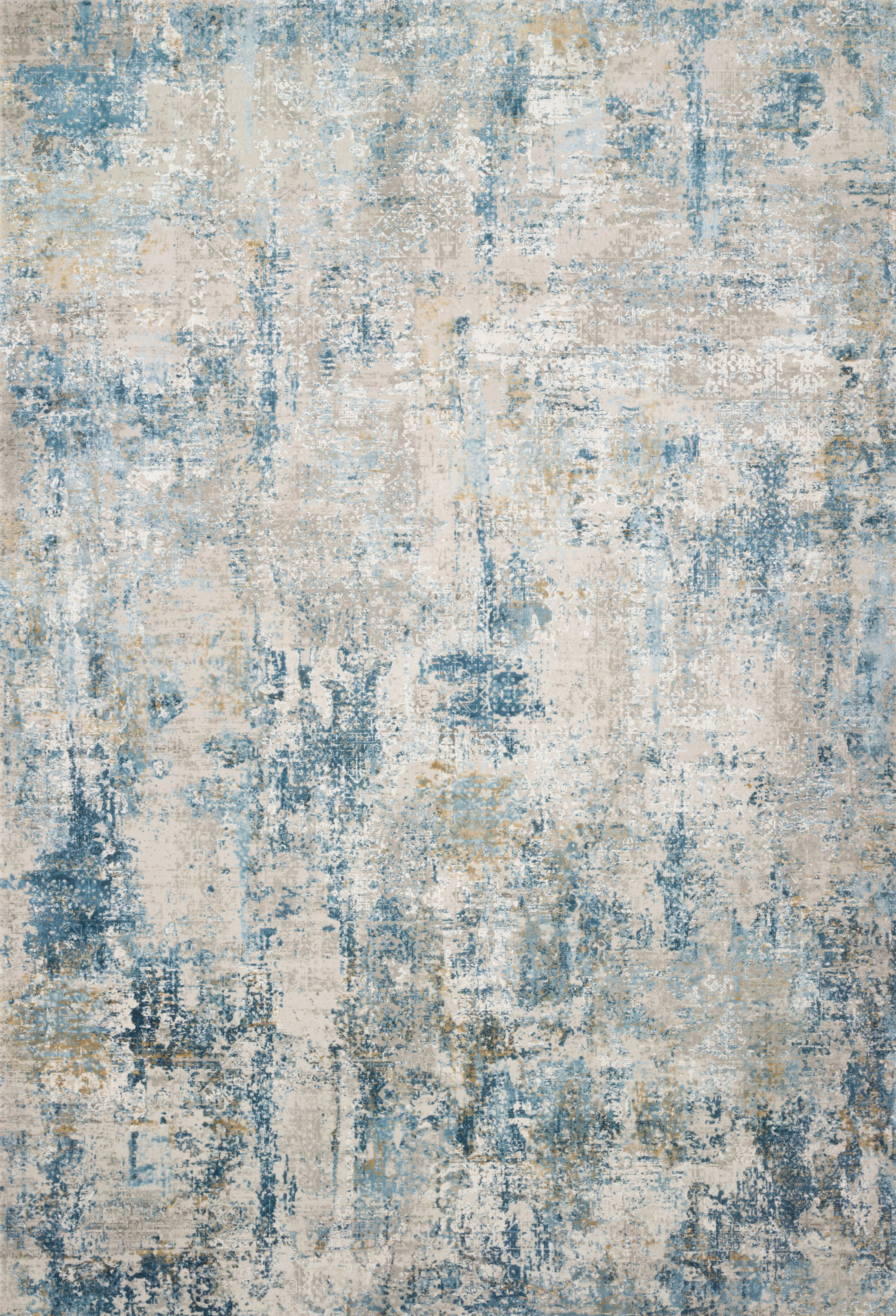 Loloi Rugs Sienne Collection Rug in Grey, Blue - 9'2