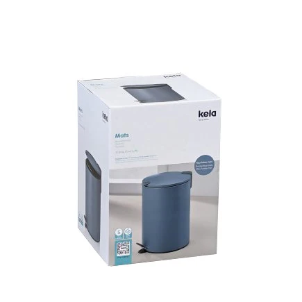 Dust Bin Mats Smoke Blue 3L - Inhomebuy