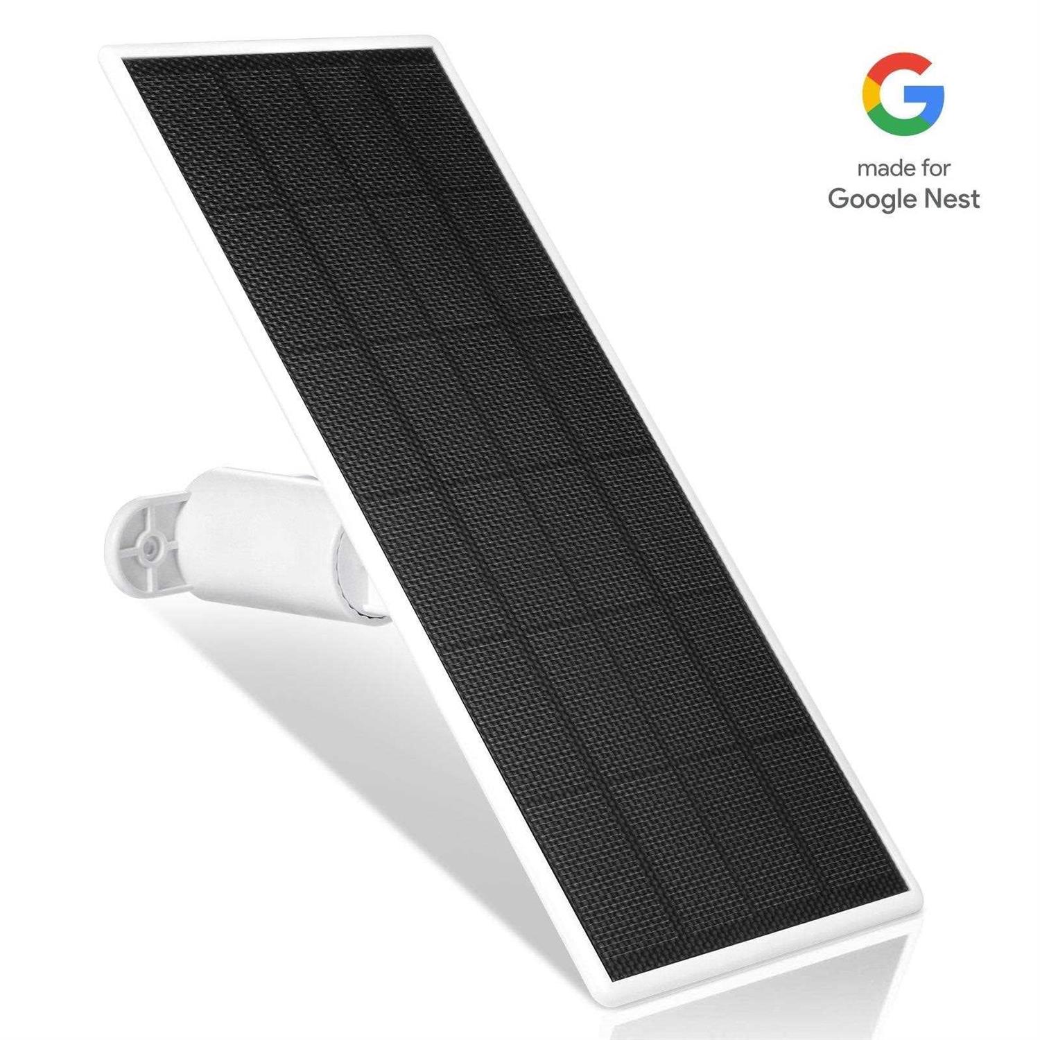 Wasserstein Solar Panel for Google Nest Cam Outdoor or Indoor - Inhomebuy