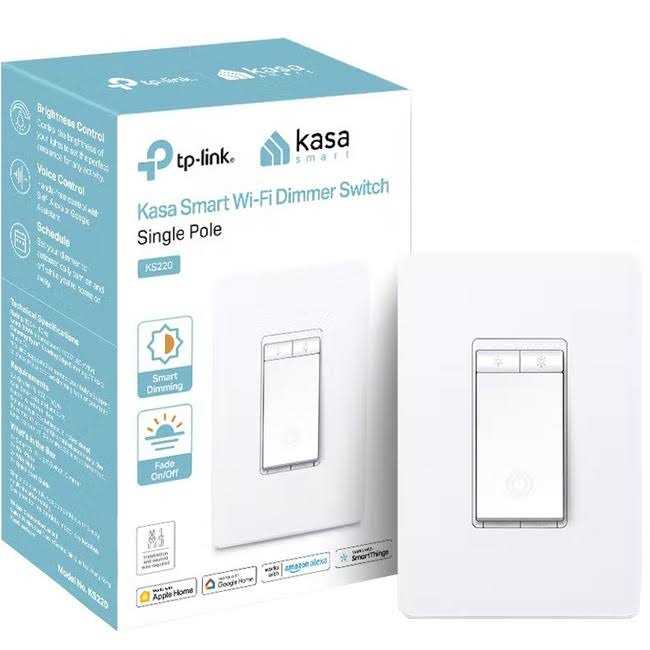 TP-Link KS220 Kasa Smart Wi-Fi Dimmer Switch - Inhomebuy