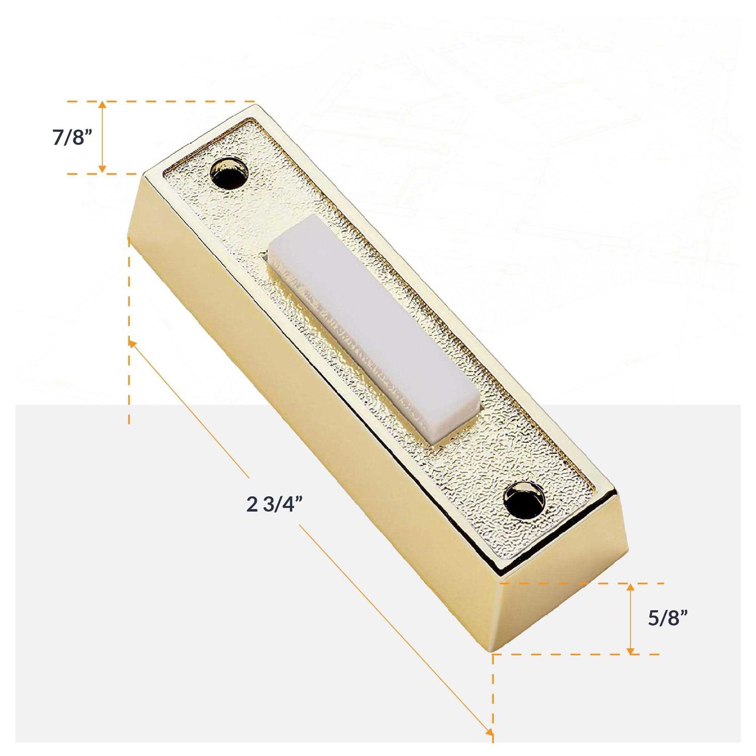 Newhouse Hardware CHM3DCOVER Door Chime Cover Only - Inhomebuy