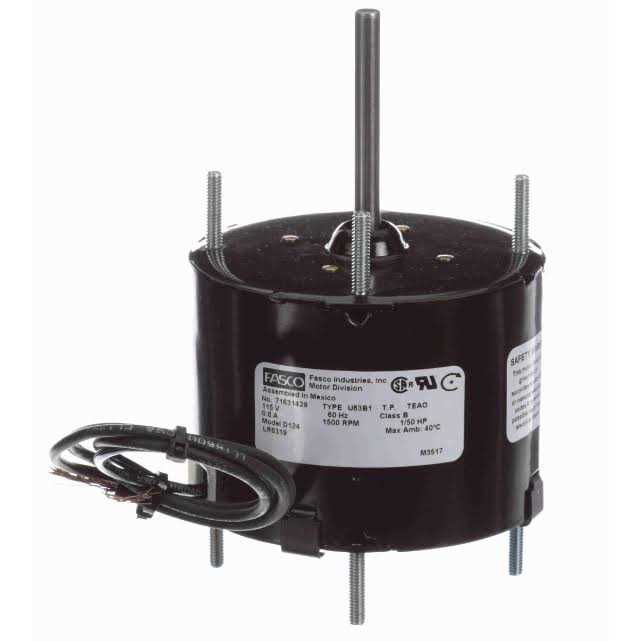 Fasco D119 3-Speed 1500 RPM 1/11-1/25-1/70 hp Motor - Inhomebuy
