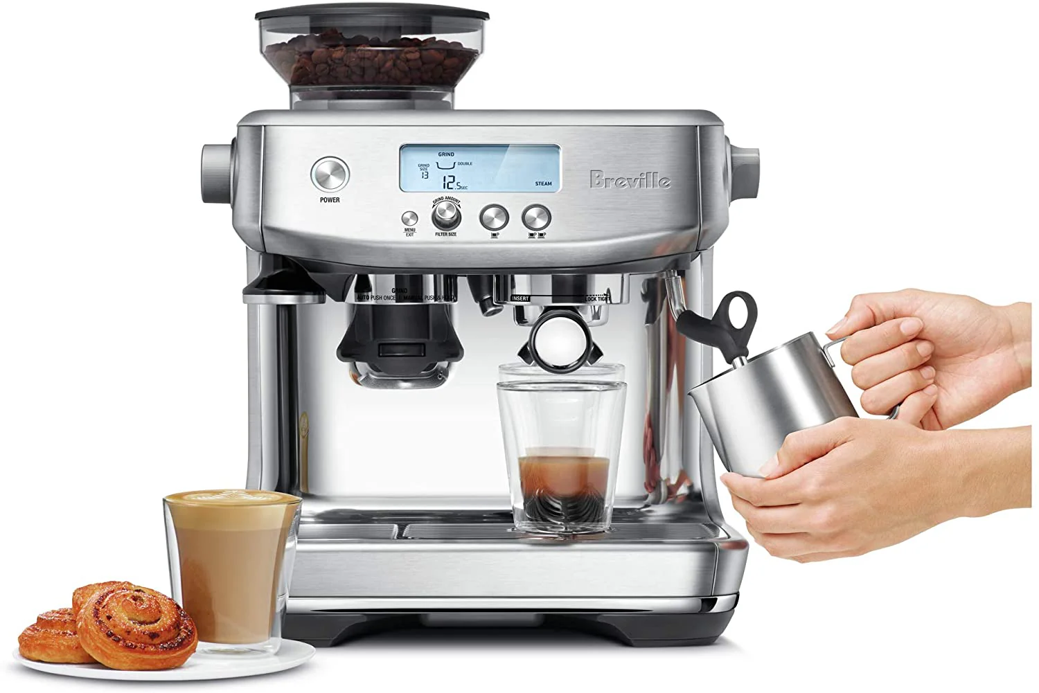 Breville Espresso Maker | BES878BSS | The BARISTA PRO - Inhomebuy