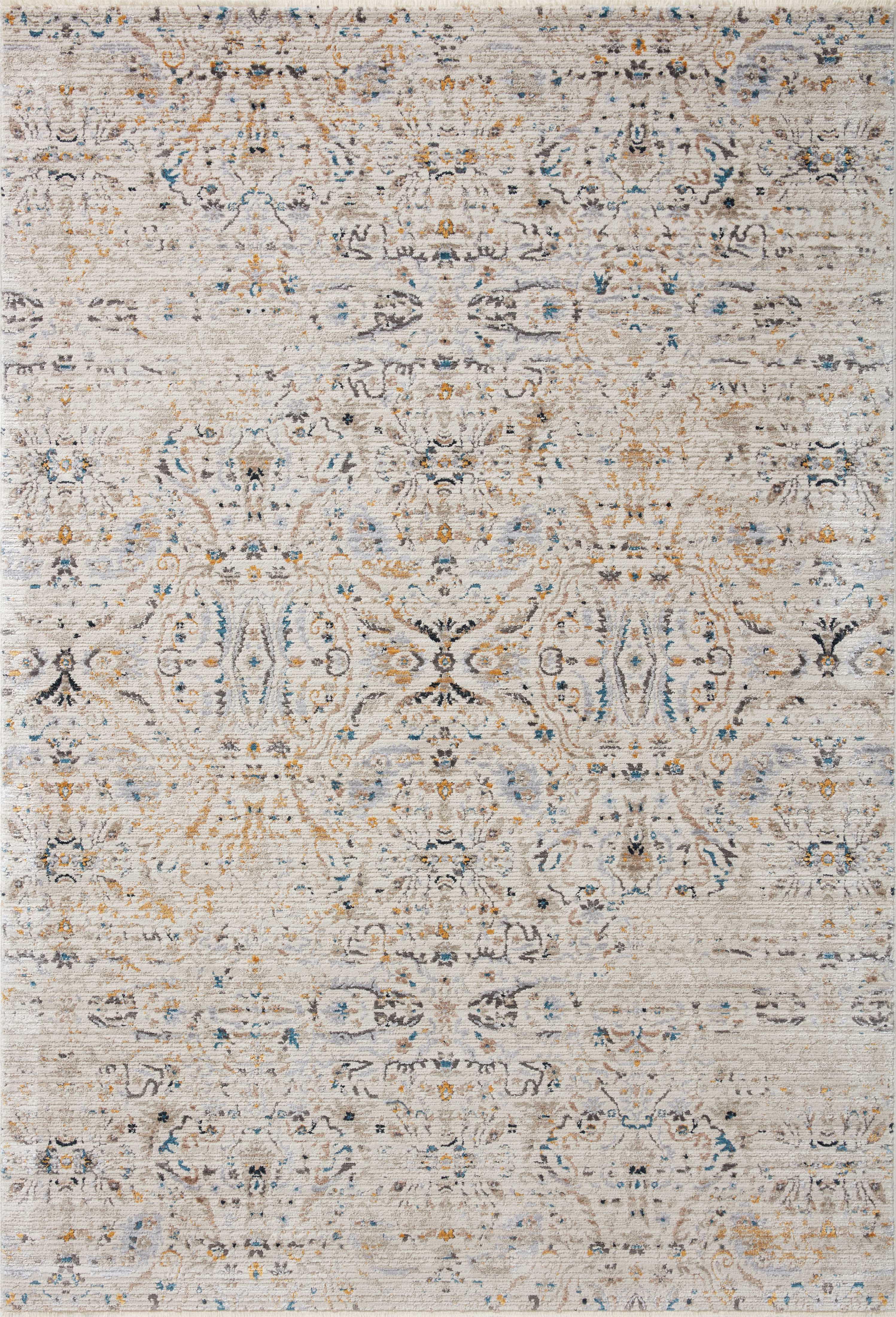 Loloi Rugs Leigh Collection Rug in Ivory, Straw - 6'7