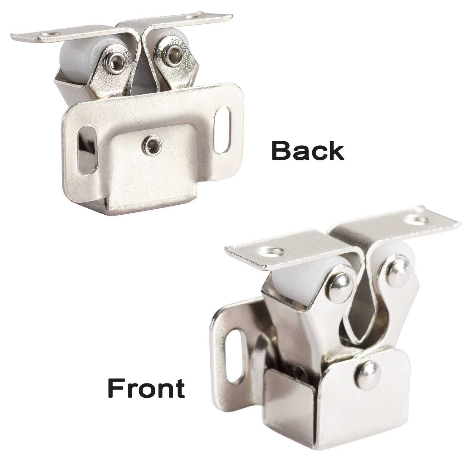 Keenkee Cabinet Latch Double Roller Catch Hardware for Cupboard Closet Cabinet Door Latches and Catches - Inhomebuy