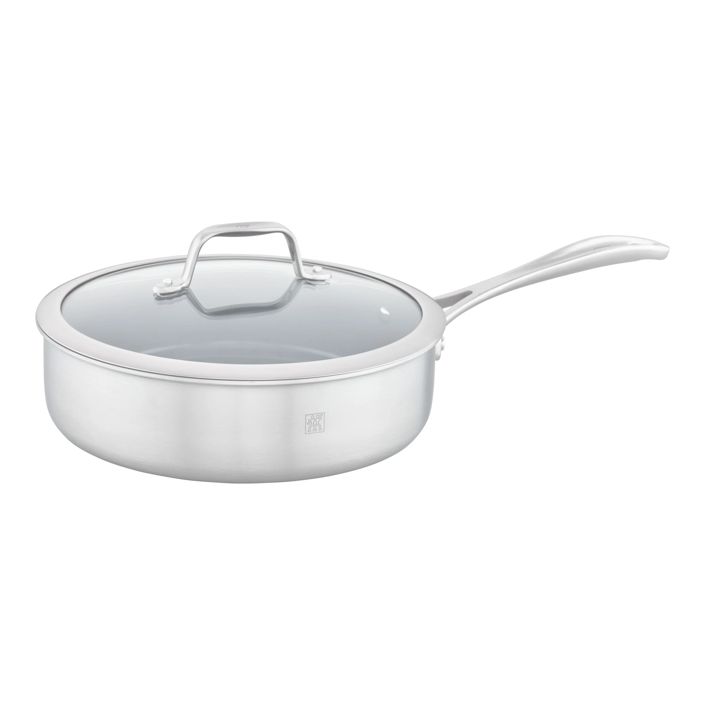 ZWILLING 3 Qt. Stainless Steel Ceramic Non-Stick Sauté Pan, Spirit 3-Ply Ceramic Series - Inhomebuy
