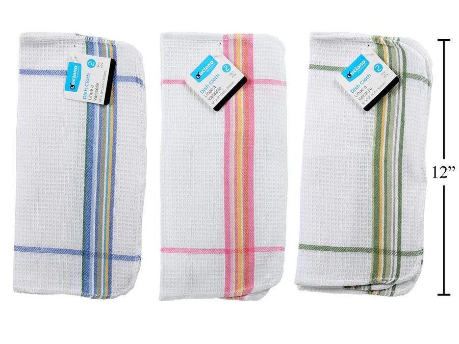 Luciano Waffle Dish Cloth 2pc | 80237 - Inhomebuy