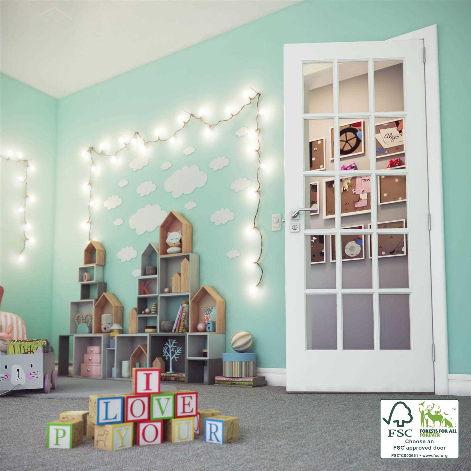 eightdoors 80 inch x 15-Lite French Clear Glass - Inhomebuy