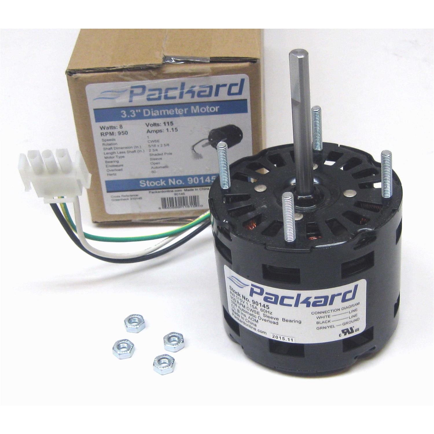 Packard 69317 5 Diameter Attic Fan Motor - Inhomebuy