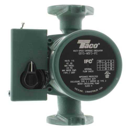 Taco 0015-msf2-ifc 3-Speed Circulator - Inhomebuy