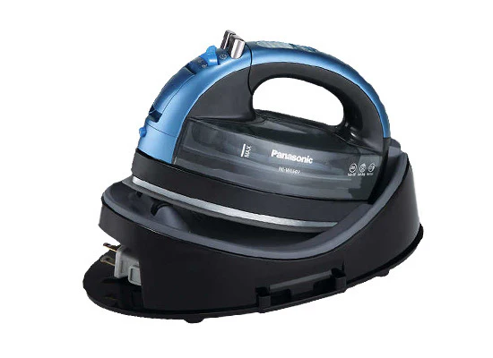 Panasonic Steam Iron |NI-WL607A| Blue, 360-Quick, Cordless, Ceramic-Coated Soleplate, with Vertical Steam - Inhomebuy