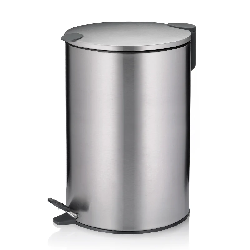 Dust bin Mats Silver Matt - 12L - Inhomebuy