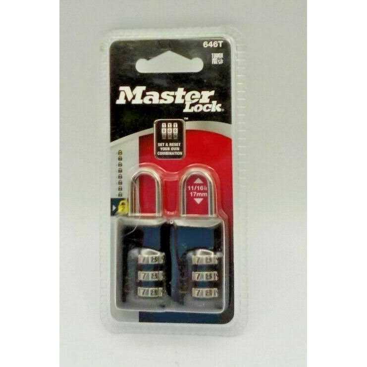 Master Lock 643d 1-9/16 inch Brass Combination Padlock - Inhomebuy