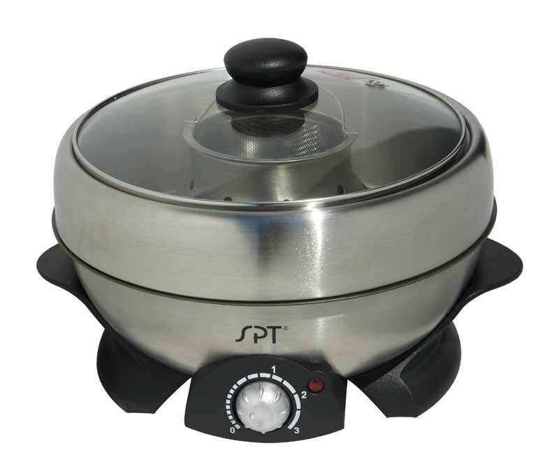 Sunpentown Multi Cooker |SS301| stainless steel with centre strainer - Inhomebuy