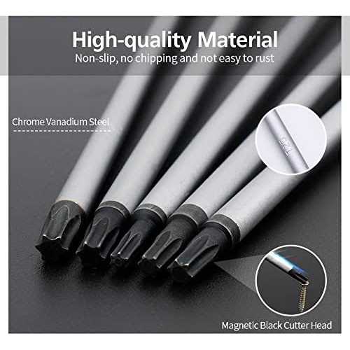 Extra Long Torx Bit Socket Set Long 3.5 Torx Bit in 3/8 Drive T10 - Inhomebuy