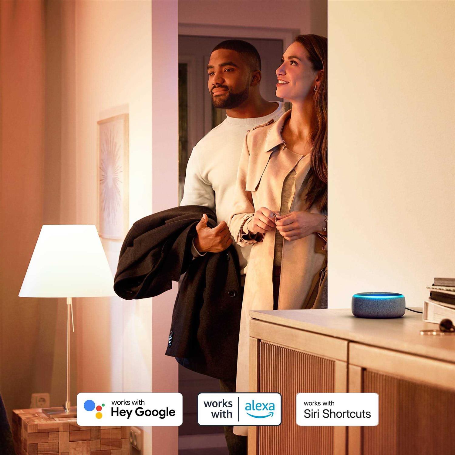 Philips Hue White & Color Ambiance A19 75W Smart LED Starter Kit - Inhomebuy