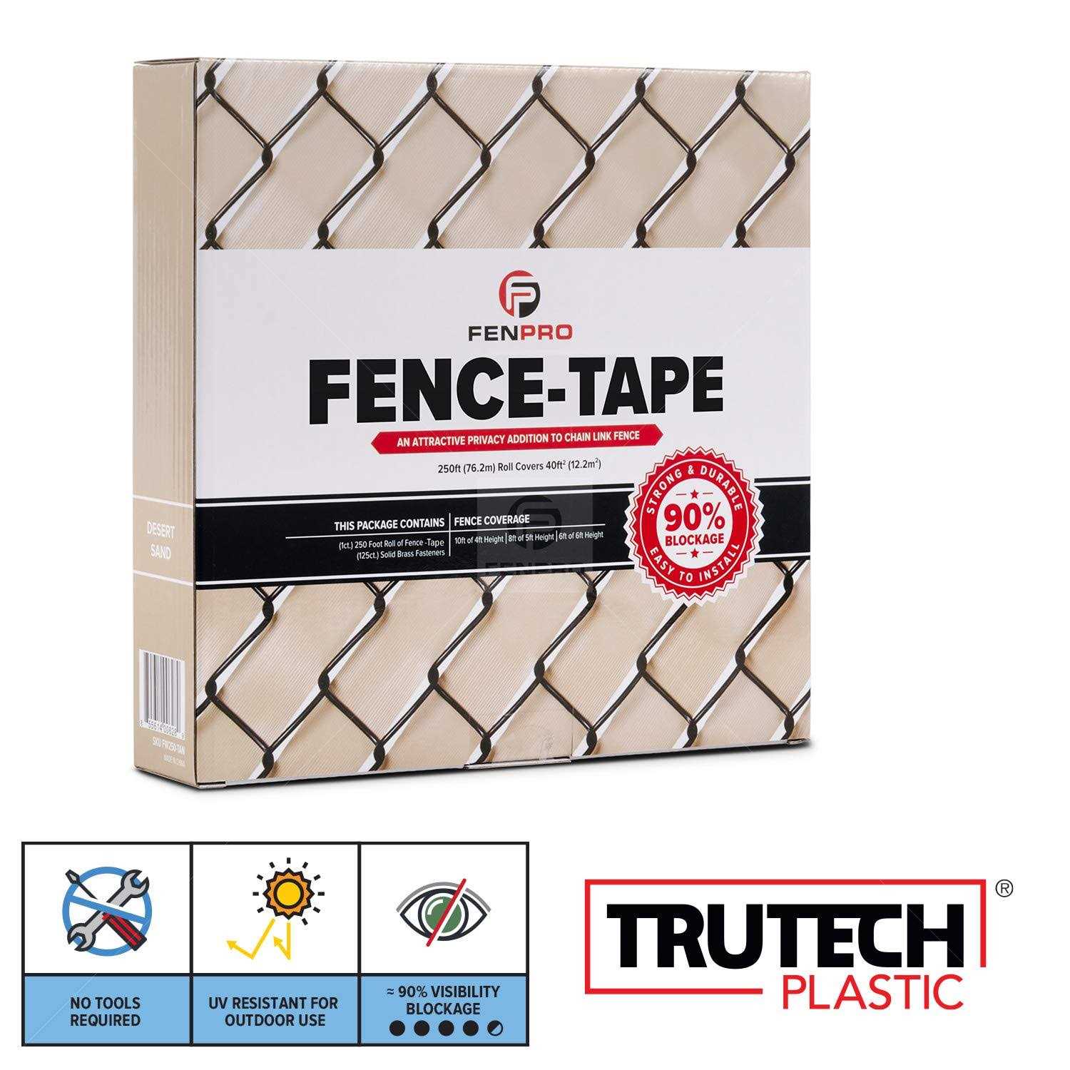 Fenpro Chain Link Fence Privacy Tape - Inhomebuy
