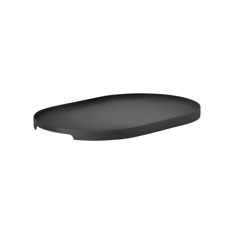 Tray Black Singles 23cm Oval - Inhomebuy