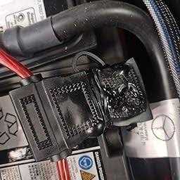 Vonsom 4 Way Power Distribution Block 1x 0/2/4 AWG Gauge in / 4X 4/8/10 Gauge Out Amp Power Distribution Ground Distributor Connecting Block for Car - Inhomebuy