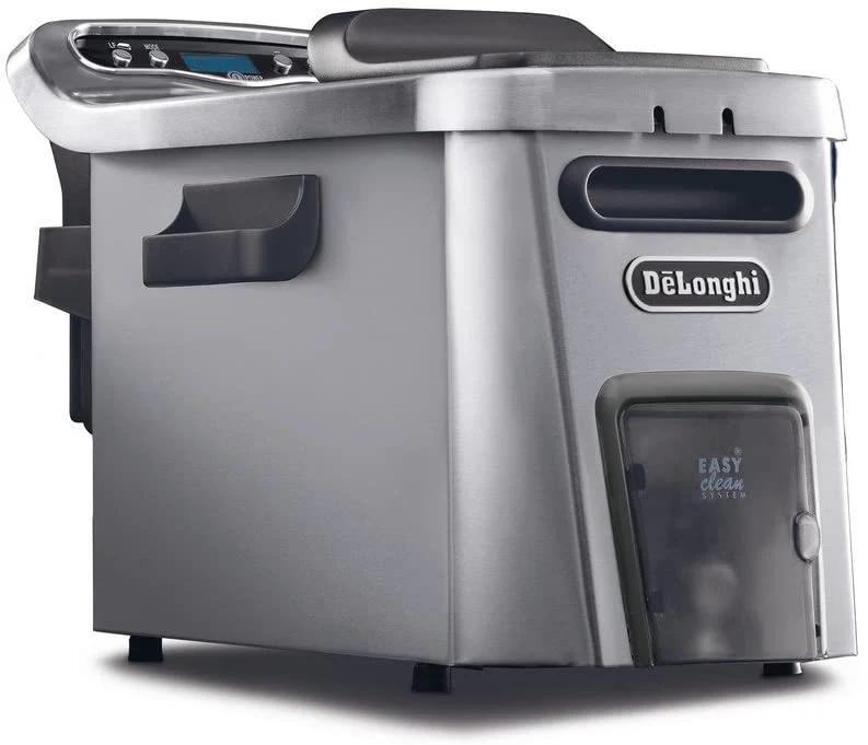 DeLonghi Livenza Deep Fryer: 4.5L, dual zone, digital controls, EasyClean drain system, s/s | D44528DZ - Inhomebuy