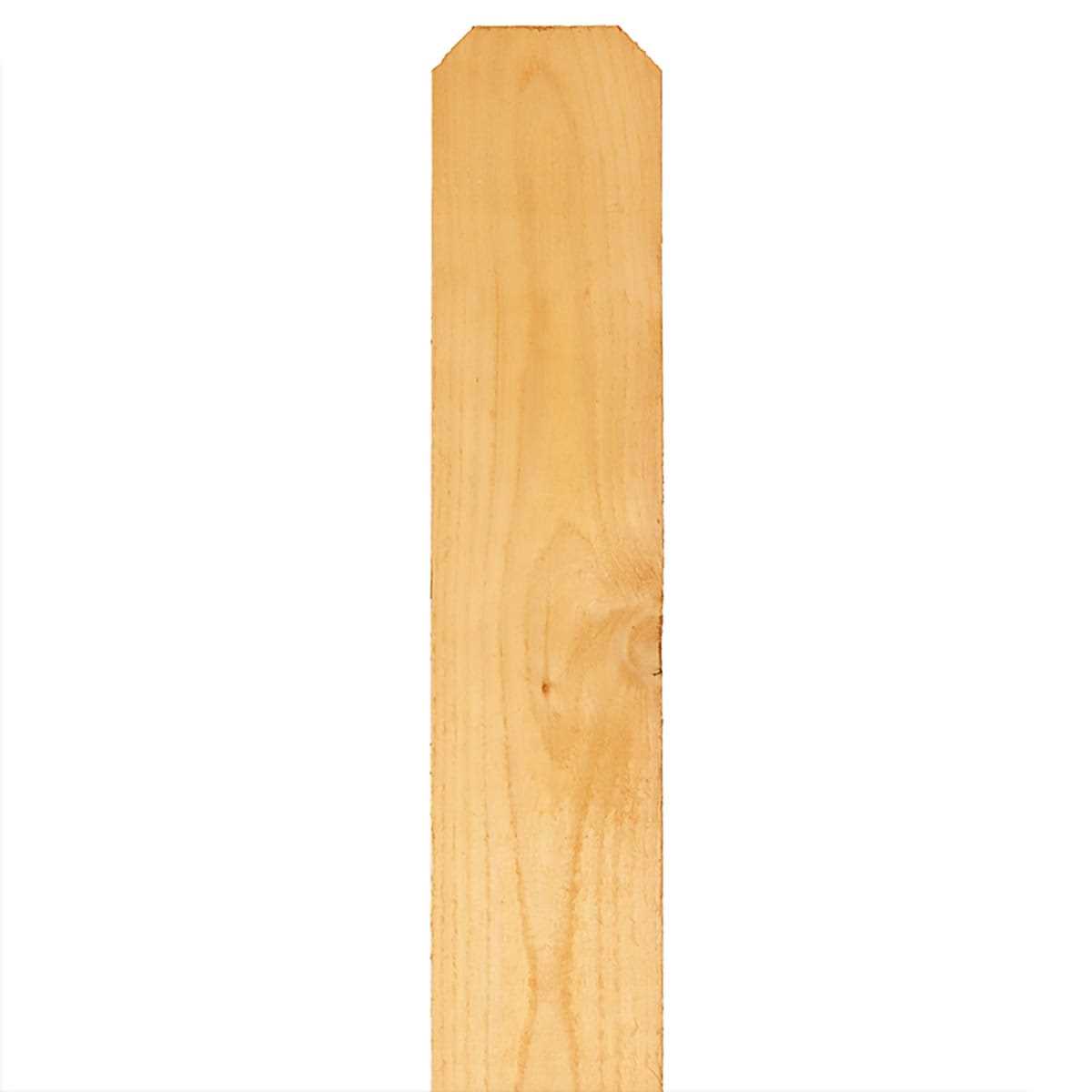 Lowe’s 5/8-in x 6-ft Western Red Cedar Dog Ear Fence Picket - Inhomebuy