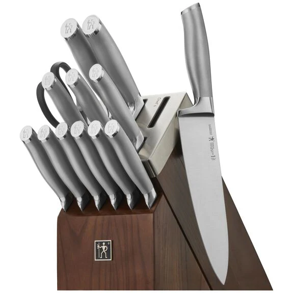 Henckels 14pc Self-Sharpening Knife Block Set, Modernist Series - Inhomebuy