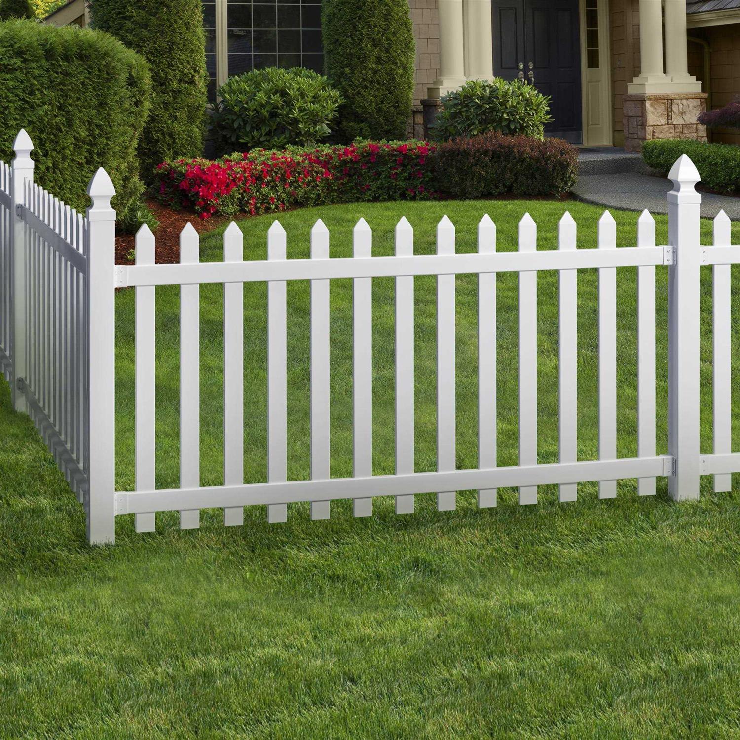Outdoor Essentials 4 in. x 4 in. x 5 ft. Western Red Cedar French Gothic Fence Post - Inhomebuy