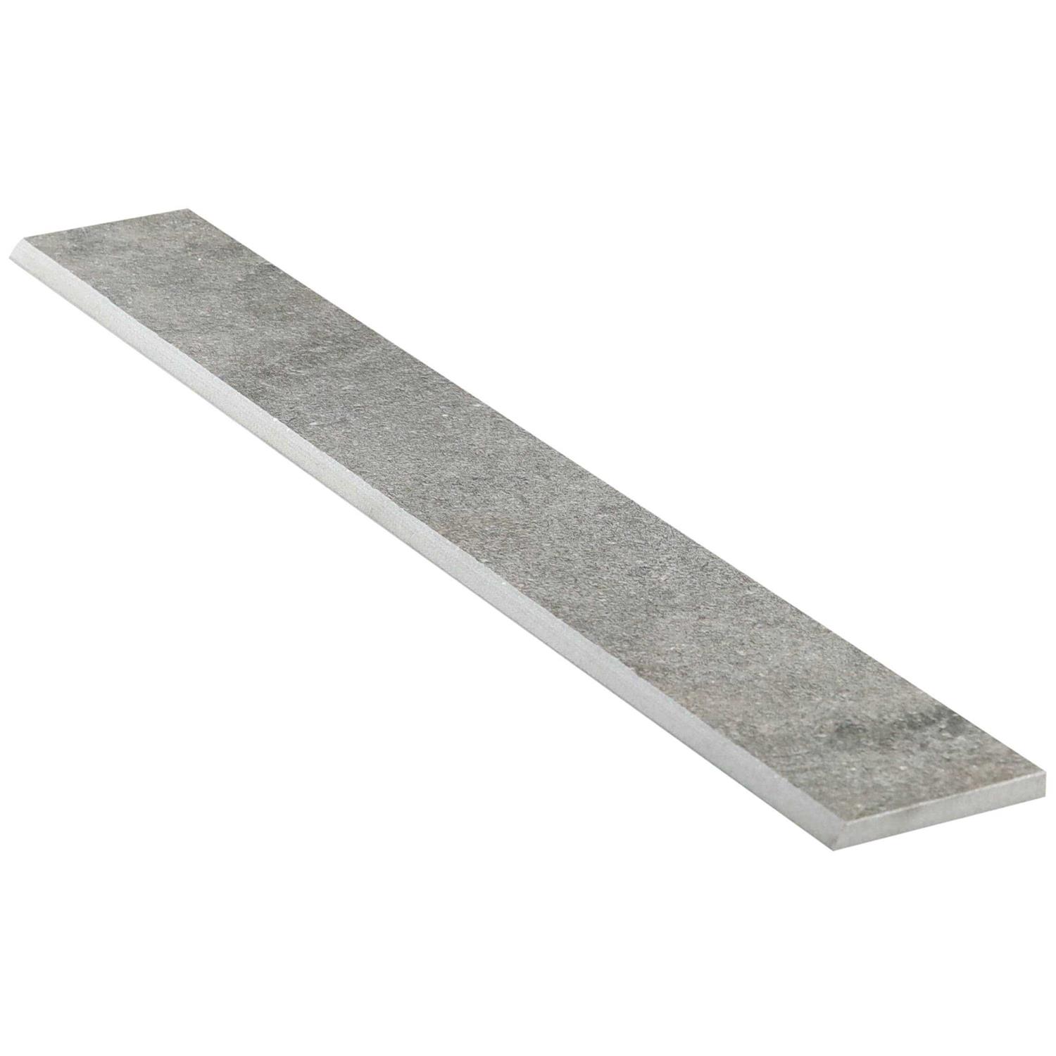 Dominion 3.14 in. x 23.62 in. Matte Limestone Look Porcelain Bullnose Trim Ivy Hill Tile - Inhomebuy