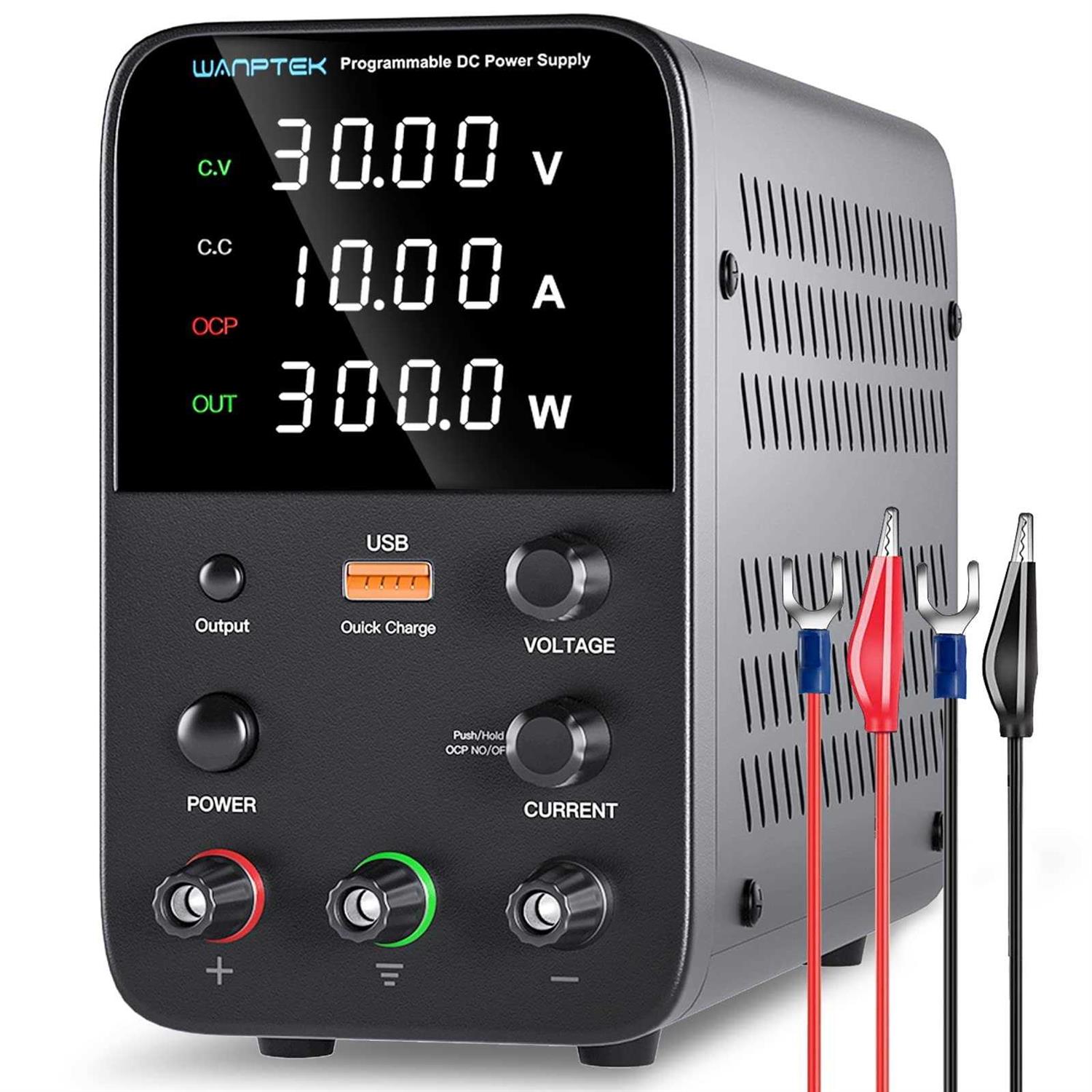 Wanptek Dc Power Supply Variable Adjustable Switching Regulated Power Supply with Encoder Coarse & Fine Adjustments Knob - Inhomebuy