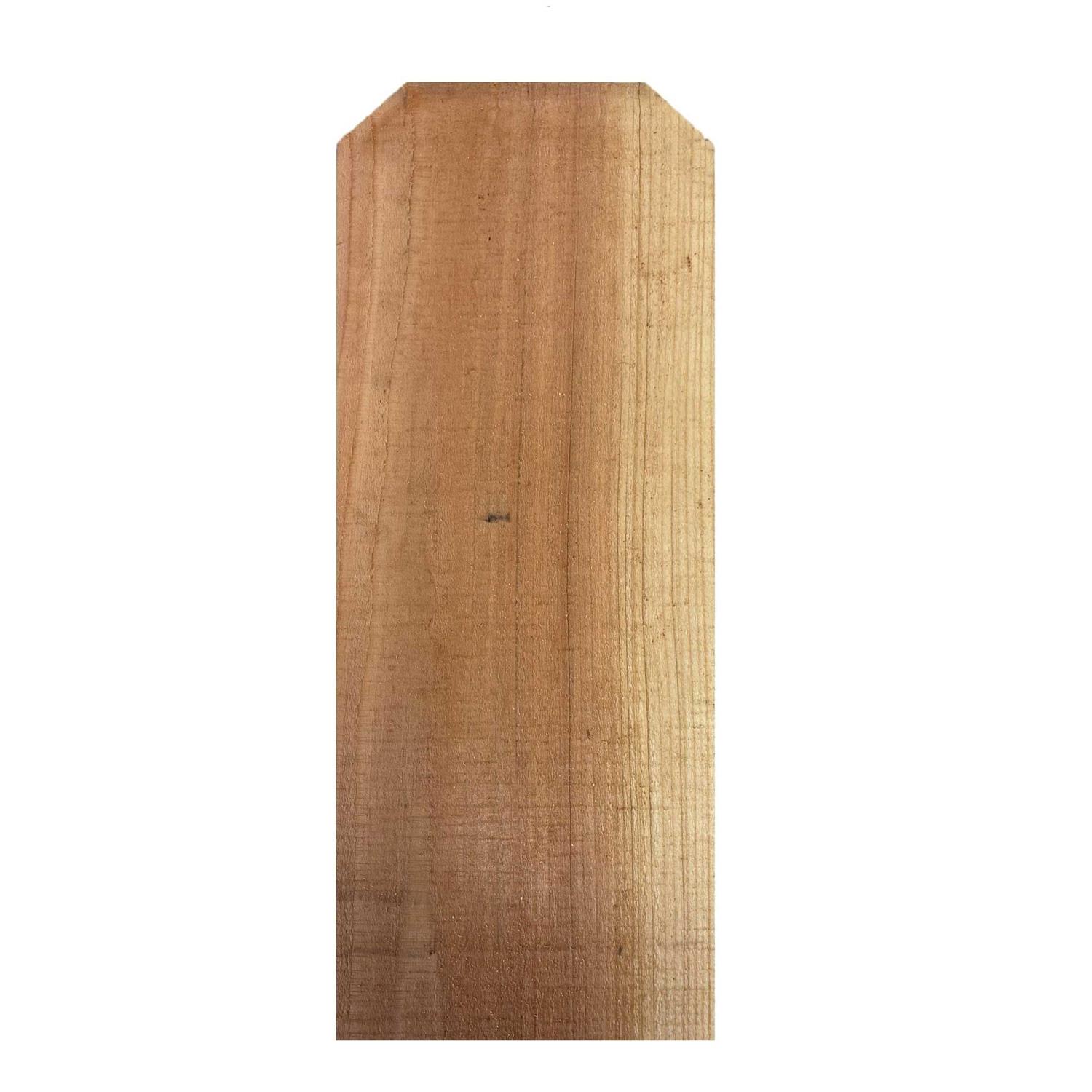 Lowe’s 5/8-in x 6-ft Western Red Cedar Dog Ear Fence Picket - Inhomebuy