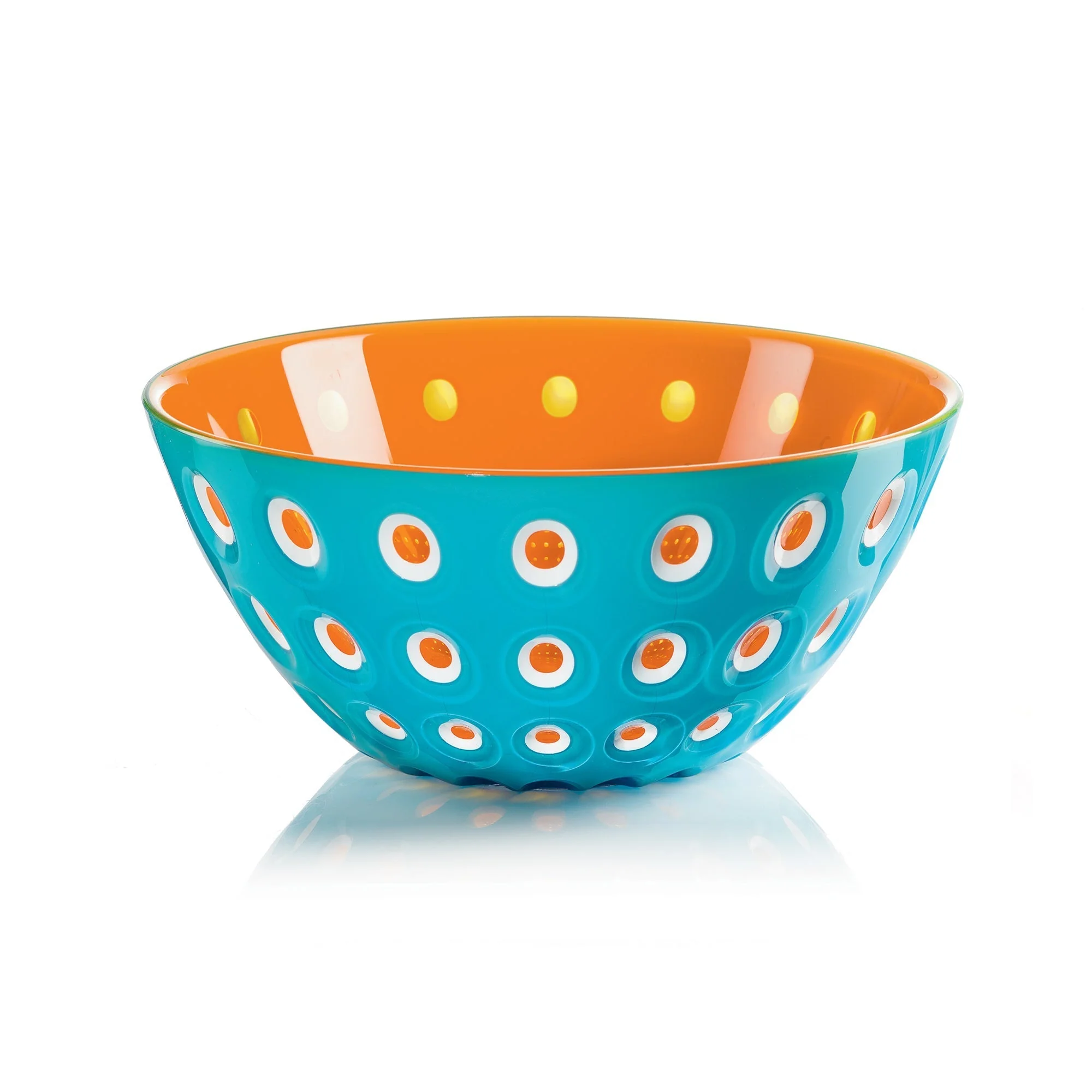 Bowl 20cm LE MURRINE Blue/White/Orange - Inhomebuy