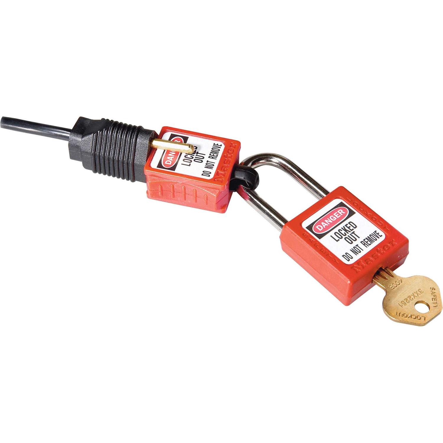Electrical Plug Cover Lockout – Small – Master Lock – Pack of 2 – H-3435 - Inhomebuy
