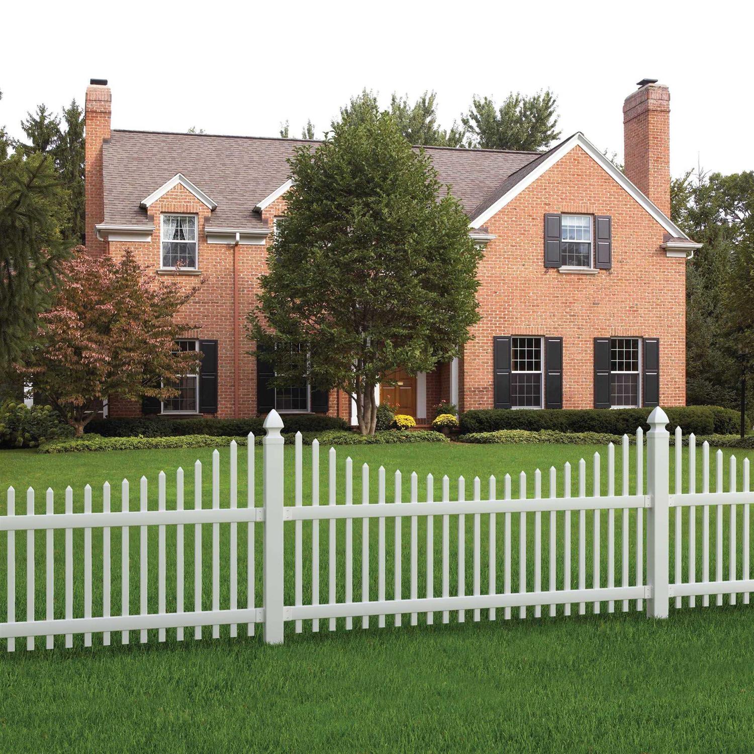 Outdoor Essentials 6 ft. Dog Ear Brazilian Pine Fence Picket - Inhomebuy