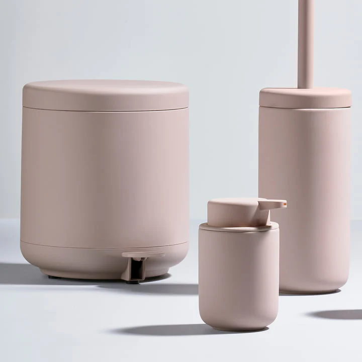 Ume Bath Pedal Bin 4L Nude - Inhomebuy