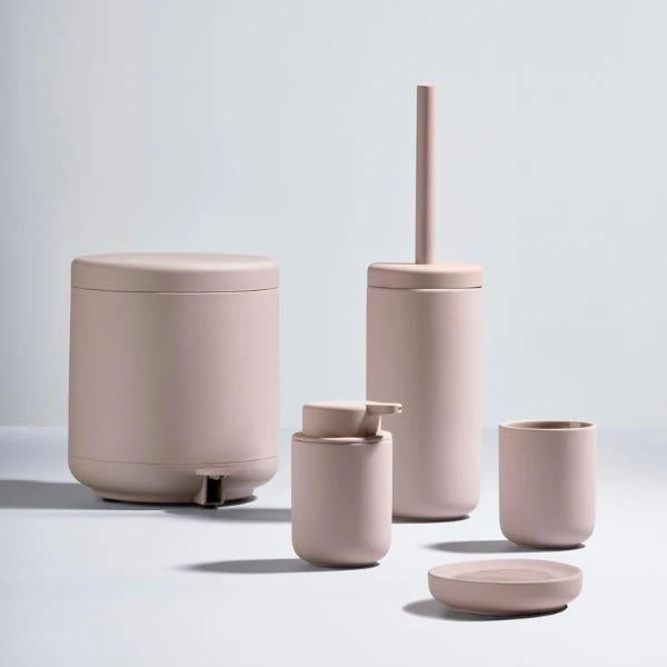 Ume Bath Pedal Bin 4L Nude - Inhomebuy