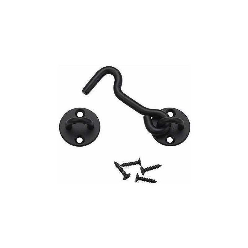 Raswik 4 Privacy Hook and Eye Gate Latch Easy Lock - Inhomebuy