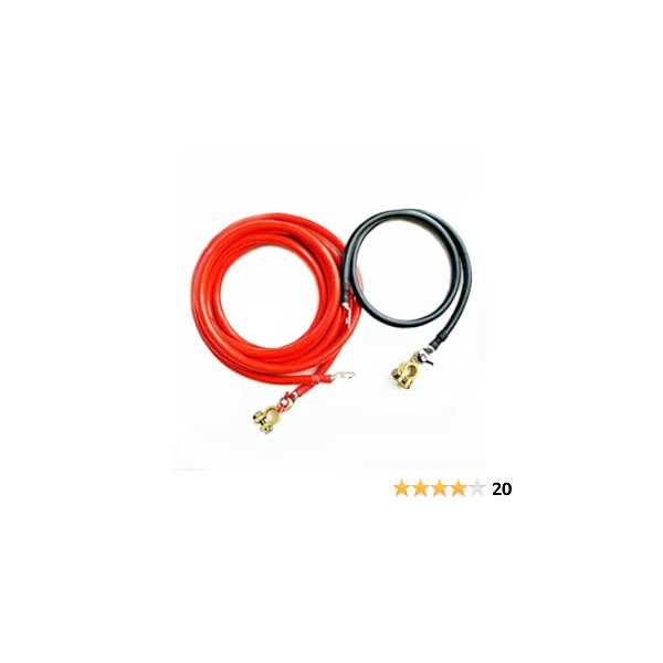 PAKA TOOLS Battery Relocation Kit 2 Awg Cable Top Post - Inhomebuy