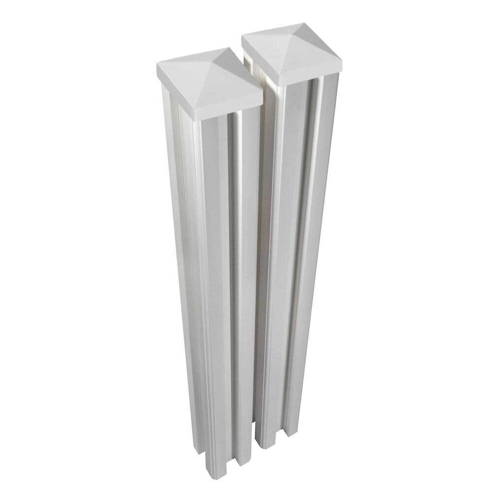 WamBam Fence 4-ft H x 6-ft W Sturbridge Style White Vinyl Flat-top Fence Panel Cap BL19103 - Inhomebuy