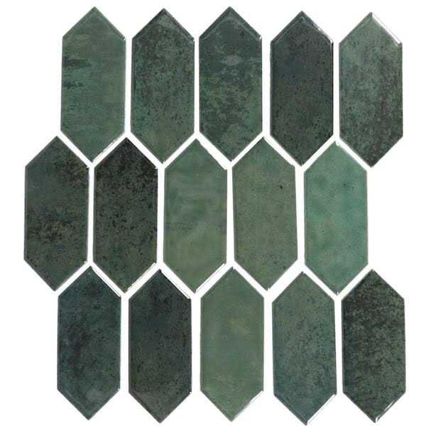Daltile Miramo 10 in. x 12 in. Glazed Ceramic Straight Joint Mosaic Tile - Inhomebuy
