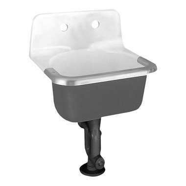 Mustee 19CF 20×24 inch Combo Laundry Tub, White - Inhomebuy