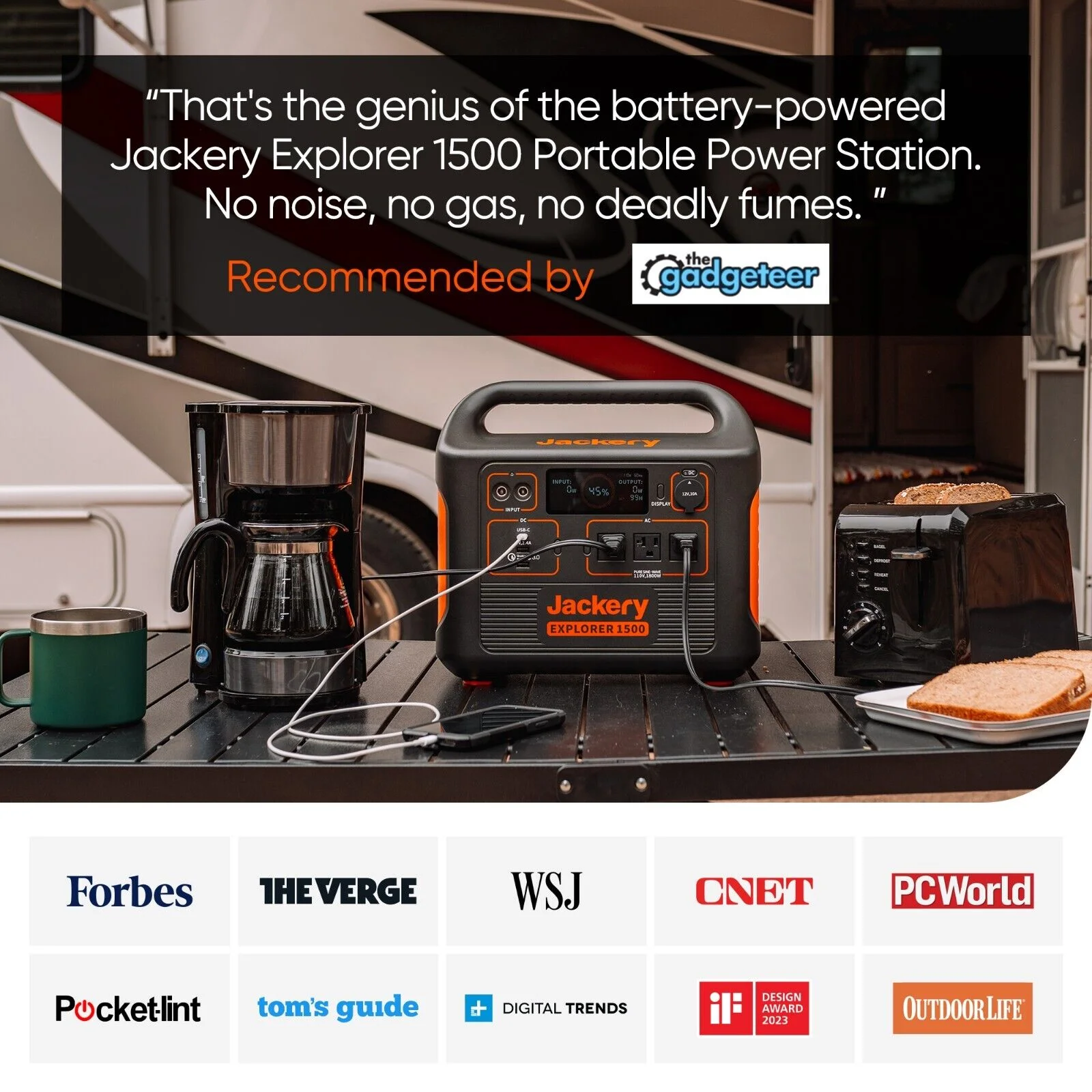 【Restored】Jackery Portable Power Station Explorer 1500, 1534Wh Portable Generator - Inhomebuy