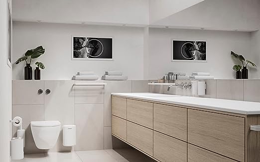 Towel Rail Rim 70x7.5 White - Inhomebuy