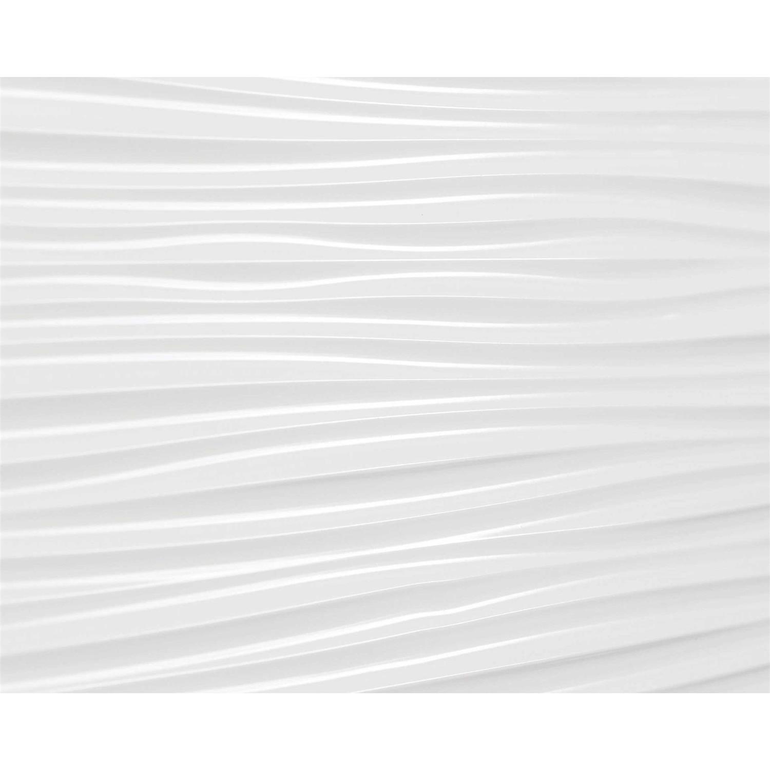 Wilderness 18.5 x 24.3 Vinyl Wall Paneling in Snow White Innovera Decor by Palram - Inhomebuy