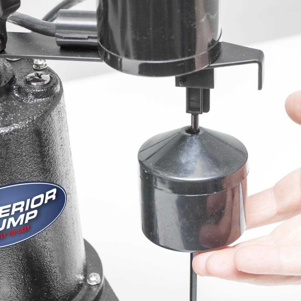 Superior Pump Utility Pump 1/6 HP Thermoplastic Oil Free 91016 - Inhomebuy