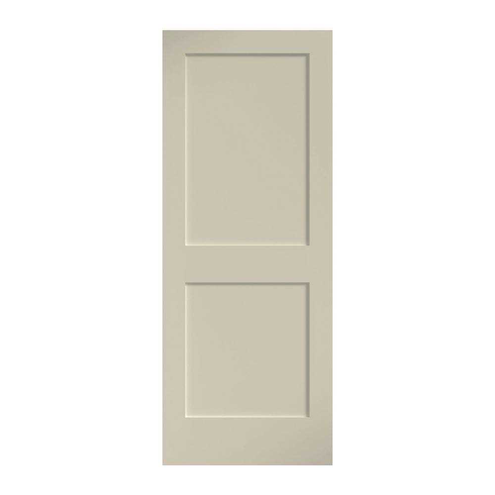 EightDoors 30-in x 80-in White Primed 2-Panel Square - Inhomebuy