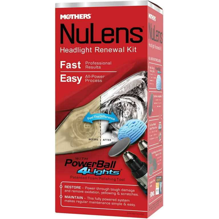 Mothers Nulens Headlight Renewal Kit 07251 - Inhomebuy